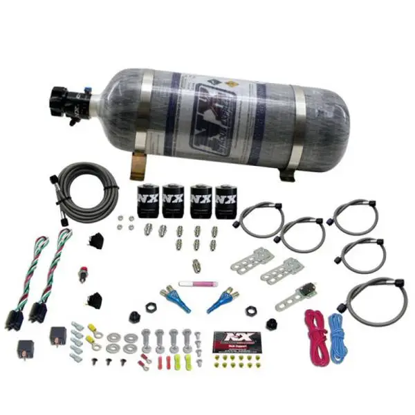 Nitrous Express Ford EFI Dual Stage Nitrous Kit (50-150HP x 2) w/Composite Bottle thumbnail 2