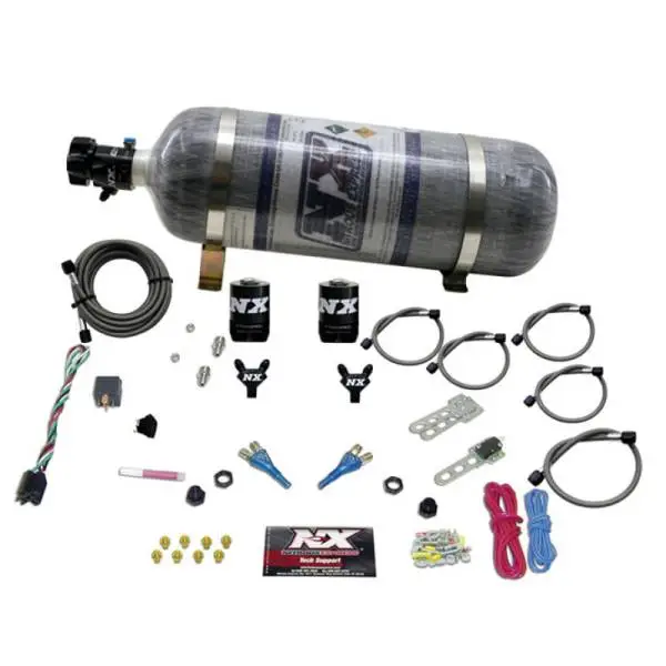 Nitrous Express GM EFI Dual Nozzle Nitrous Kit (100-300HP) w/Composite Bottle image 2