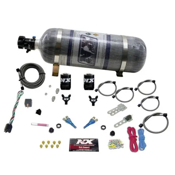 Nitrous Express GM EFI Dual Nozzle Nitrous Kit (100-300HP) w/Composite Bottle image 3