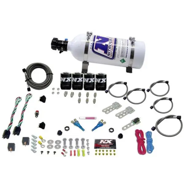 Nitrous Express GM EFI Dual Stage Nitrous Kit (50-150HP x 2) w/5lb Bottle image 2