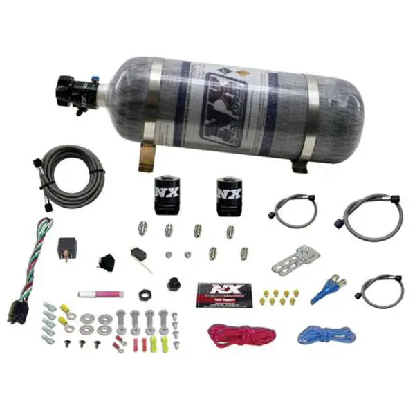 Nitrous Express E85 Universal Single Nozzle Nitrous Kit for EFI w/Composite Bottle image 2