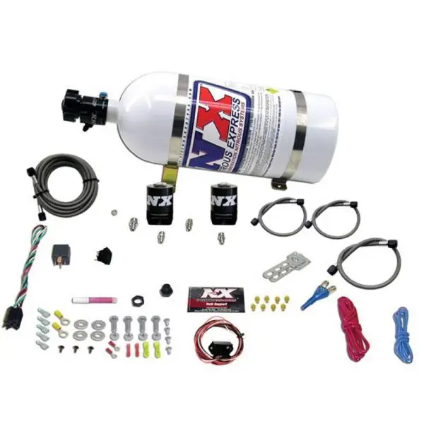 Nitrous Express Universal Fly By Wire Single Nozzle Nitrous Kit w/10lb Bottle (Incl TPS Switch) image 2