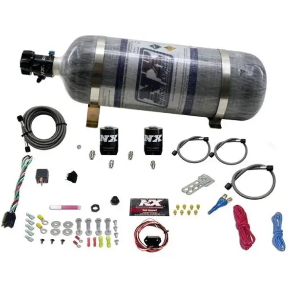 Nitrous Express Universal Fly By Wire Single Nozzle Nitrous Kit w/12lb Composite (Incl TPS Switch) image 3