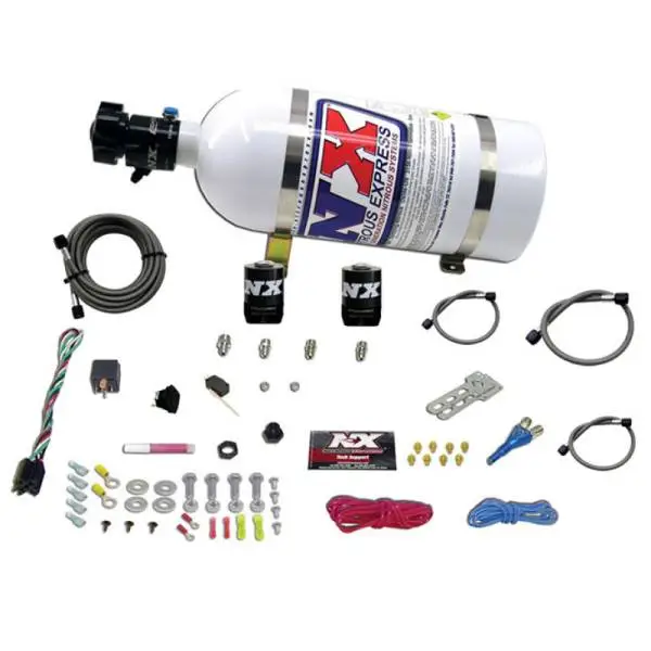 Nitrous Express All Dodge EFI Single Nozzle Nitrous Kit (35-150HP) w/10lb Bottle thumbnail 2