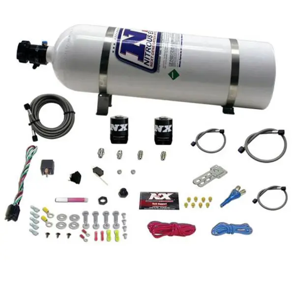 Nitrous Express All Dodge EFI Single Nozzle Nitrous Kit (35-150HP) w/15lb Bottle thumbnail 3
