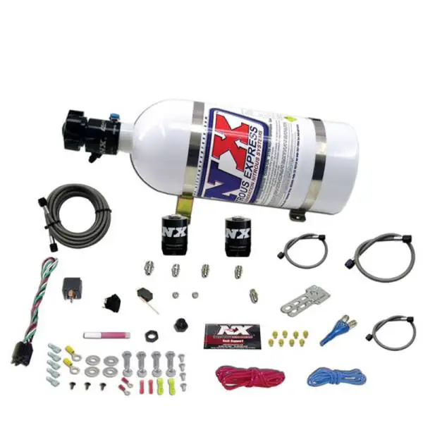 Nitrous Express All Ford EFI Single Nozzle Nitrous Kit (35-150HP) w/10lb Bottle thumbnail 2