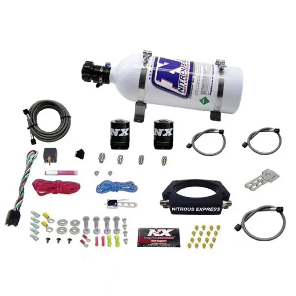 Nitrous Express GM LS 102mm Nitrous Plate Kit (50-400HP) w/5lb Bottle thumbnail 3