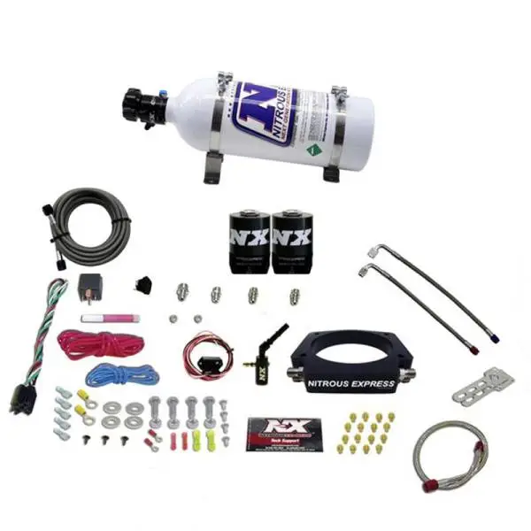 Nitrous Express 2014+ GM 6.2L Truck Nitrous Plate Kit (35-300HP) w/5lb Bottle thumbnail 3