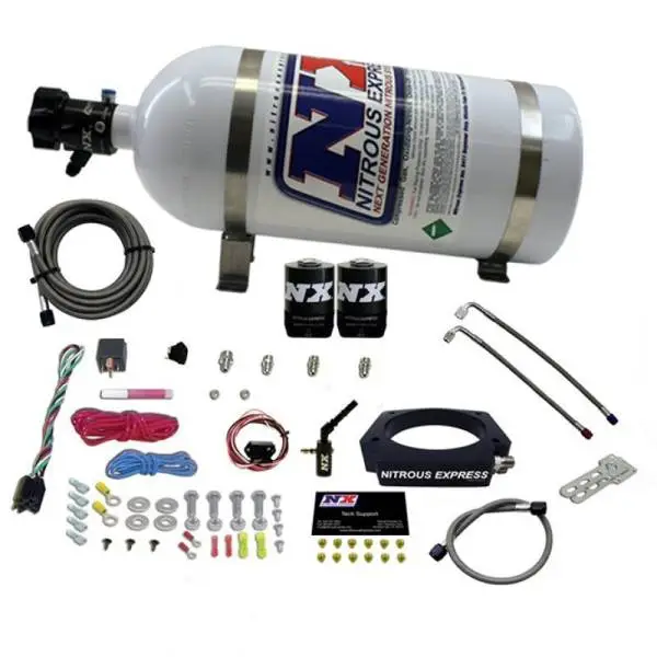 Nitrous Express 2014+ GM 6.2L Truck Nitrous Plate Kit (35-300HP) w/10lb Bottle thumbnail 2