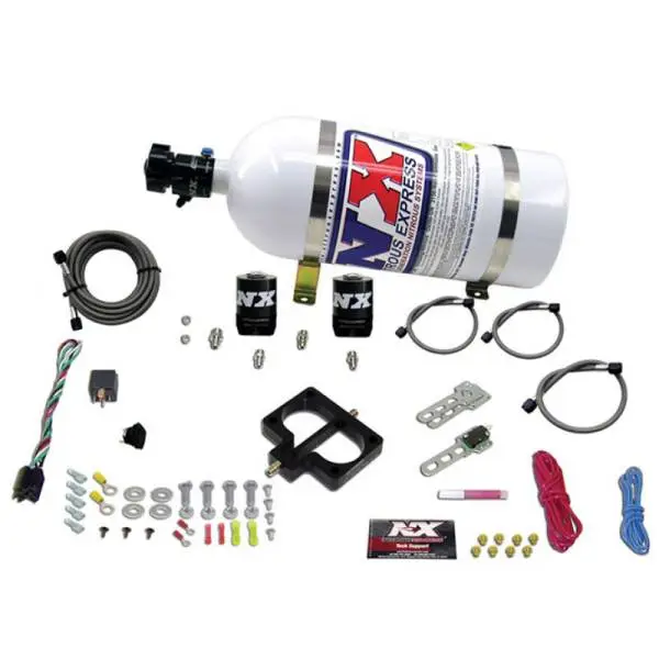 Nitrous Express Dodge TBI (Magnum) Nitrous Plate Kit (Magnum Engine) w/10lb Bottle thumbnail 2
