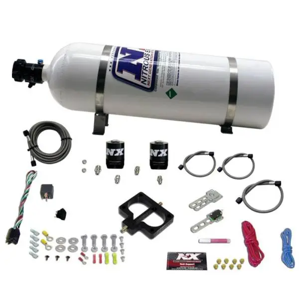 Nitrous Express Dodge TBI (Magnum) Nitrous Plate Kit (Magnum Engine) w/15lb Bottle