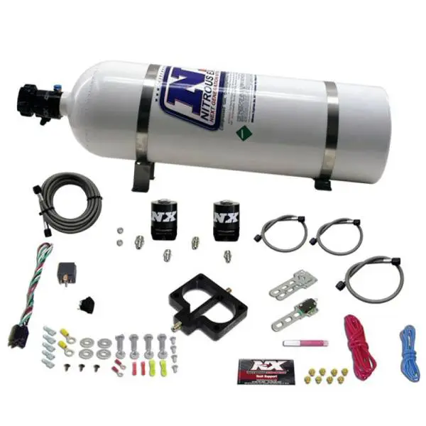 Nitrous Express Dodge TBI (Magnum) Nitrous Plate Kit (Magnum Engine) w/15lb Bottle thumbnail 3