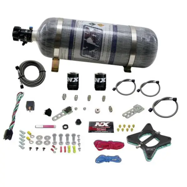 Nitrous Express 96-04 Ford Mustang 4.6L 2 Valve Nitrous Plate Kit w/Composite Bottle thumbnail 3