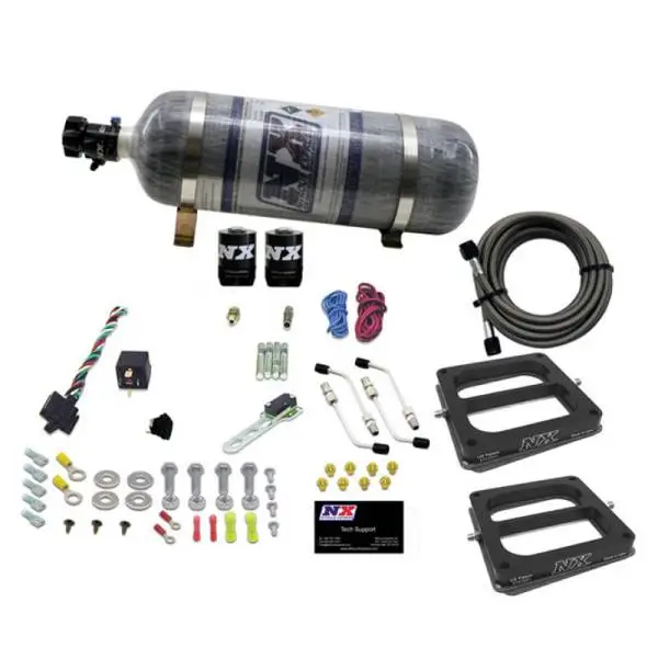 Nitrous Express Dual Dom/Gas Nitrous Kit (100-500HP) w/Composite Bottle image 3