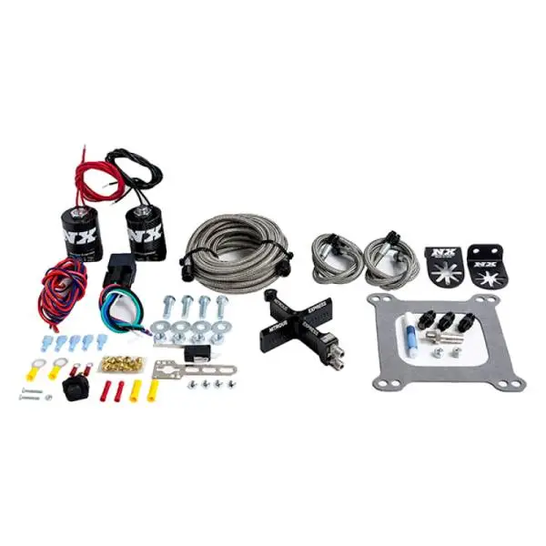 Nitrous Express 4150 Covert Crossbar Plate System Stage 6 50-300HP (w/o Bottle)