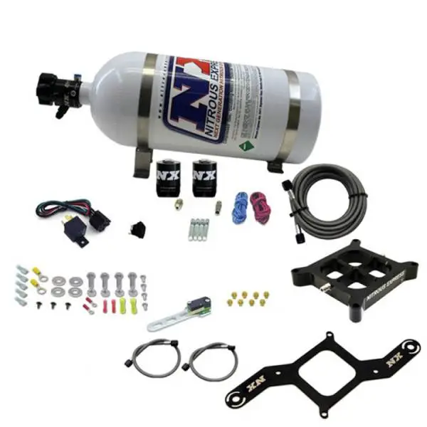 Nitrous Express 4500 Covert Crossbar Plate System Pro Power 100-500HP (10lb Bottle)