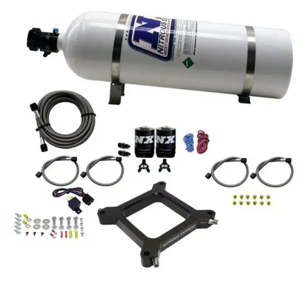 Nitrous Express 4150 Assassin Plate Stage 6 Alcohol 50-300HP (15lb Bottle)