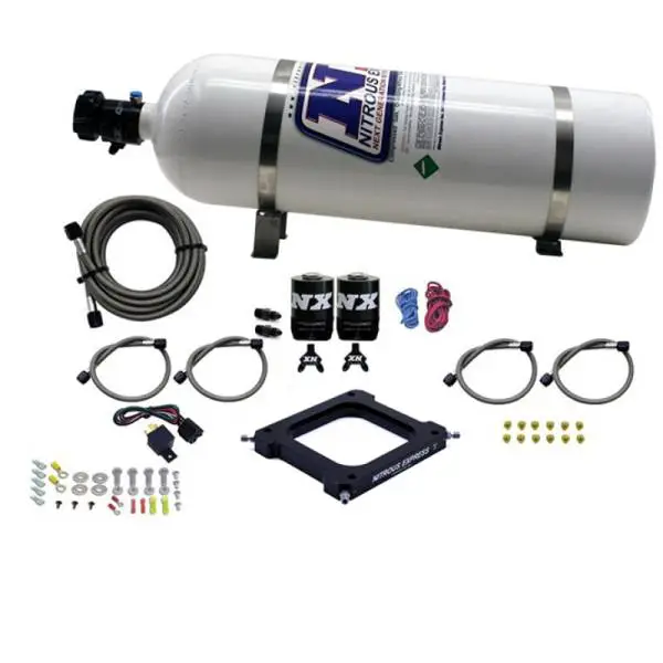 Nitrous Express 4500 Assassin Plate System Pro Power Alcohol 100-500HP (15lb Bottle)