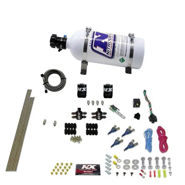 Nitrous Express 4 Cyl Gas Nitrous Kit (100-250HP) w/5lb Bottle image 3