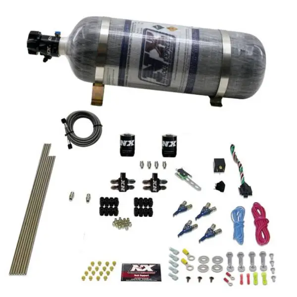 Nitrous Express 4 Cyl Gas (100-250HP) Nitrous Kit w/Composite Bottle image 2