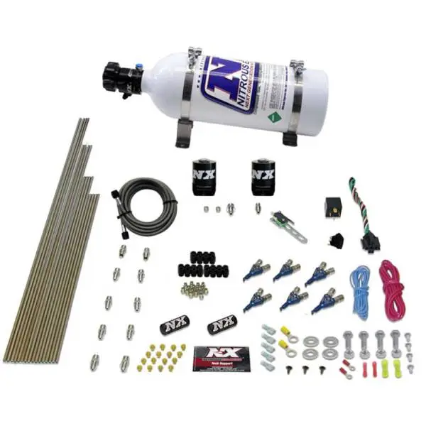 Nitrous Express 6 Cyl Gas Nitrous Kit (150-375HP) w/5lb Bottle image 2