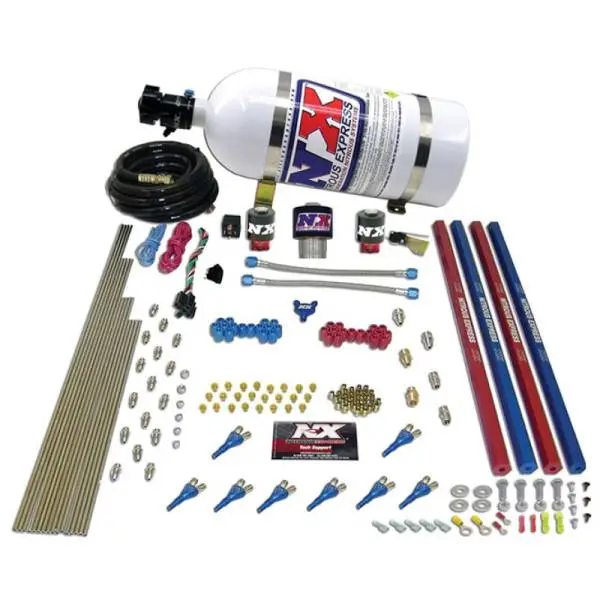 Nitrous Express Pro-Shk/Gas Nitrous Kit (200-600HP) w/Rails and 15lb Bottle thumbnail 3