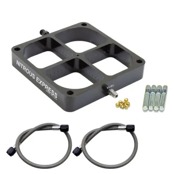 Nitrous Express Single Entry Crossbar 8500 Based Throttle Body Nitrous Plate Conversion image 2