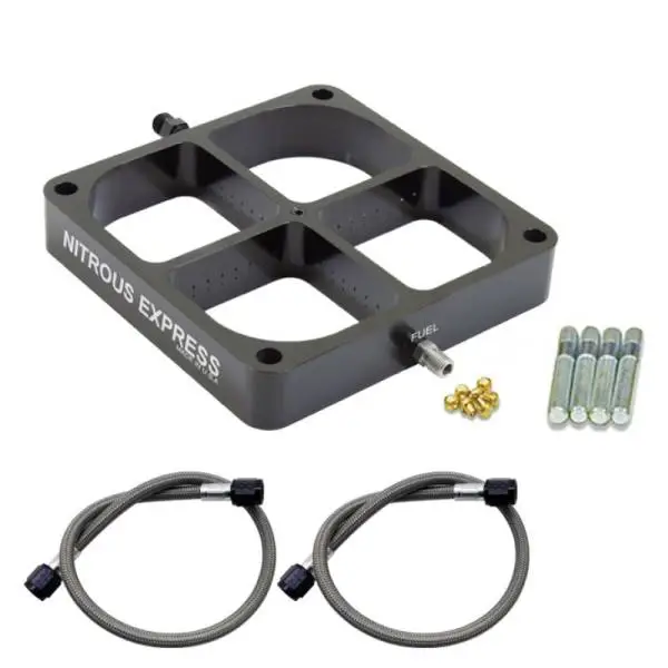 Nitrous Express Single Entry Crossbar 8500 Based Throttle Body Nitrous Plate Conversion image 3