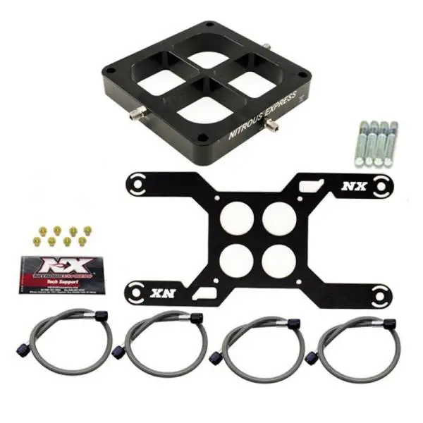 Nitrous Express Cross Bar Dual Stage 4500 Nitrous Plate Conversion(50-800HP) image 2