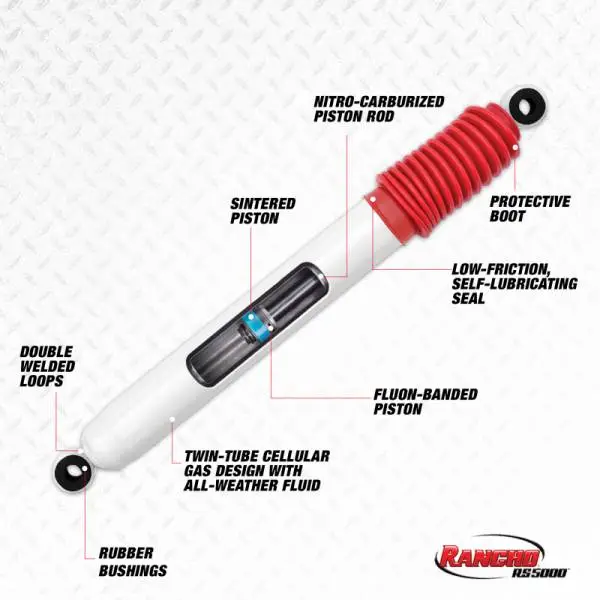 Rancho 02-06 Chevrolet Avalanche 1500 Front RS5000 Steering Stabilizer thumbnail 2