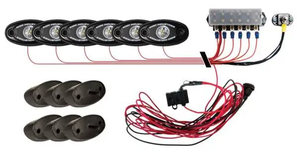 Rigid Industries Rock Light Kit- Cool White (6 lights) thumbnail 3