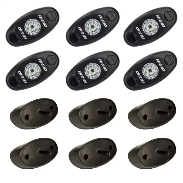 Rigid Industries Rock Light Kit- Amber (6 lights) thumbnail 2