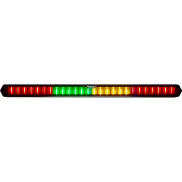 Rigid Industries 28in Chase Light Bar Universal - Rear Facing 27 Mode 5 Color LED Light Bar thumbnail 13