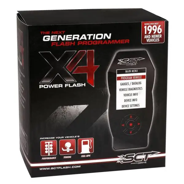 SCT Ford Cars & Trucks (Gas & Diesel) X4 Power Flash Programmer EO Certified thumbnail 3