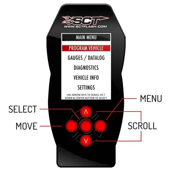 SCT Ford Cars & Trucks (Gas & Diesel) X4 Power Flash Programmer EO Certified thumbnail 4