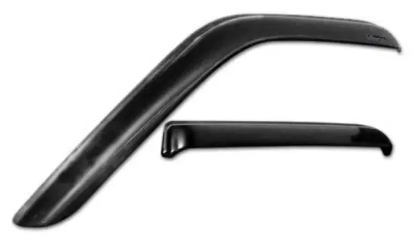 Stampede 2019 Chevy Silverado 1500 Double Cab Pickup Tape-Onz Sidewind Deflector 4pc - Smoke thumbnail 3