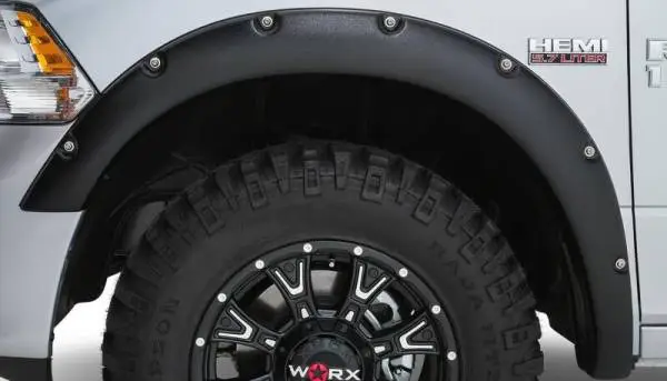 Stampede 2009-2018 Dodge Ram 1500 67.4/76.3/96.3in Ruff Riderz Fender Flares 4pc Textured thumbnail 2