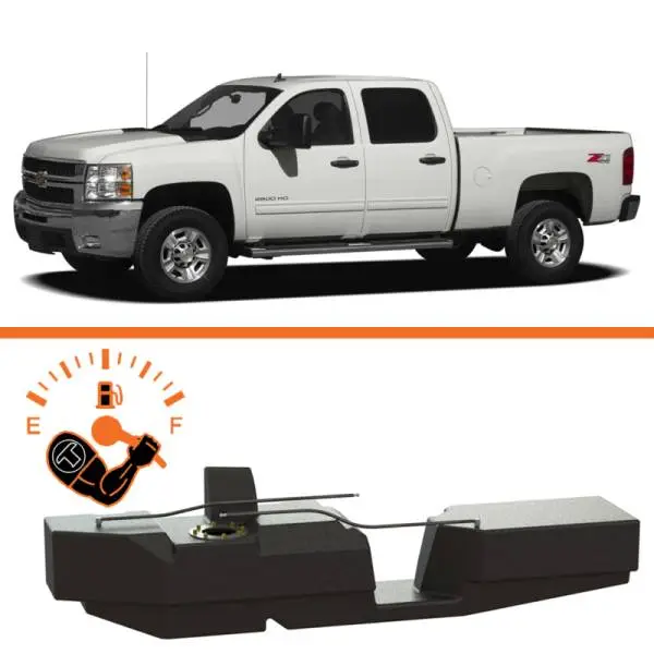Titan Fuel Tanks 01-10 GM 2500/3500 Duramax Crew Cab Short Bed 52 Gallon XXL Mid-Ship Fuel Tank thumbnail 5