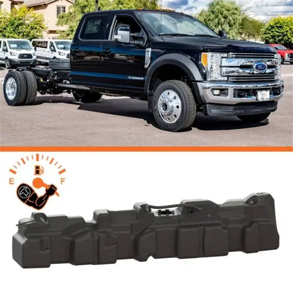 Titan Fuel Tanks 17-24 Ford 108in Cab & Chassis 54 Gallon XXL Mid-Ship Fuel Tank