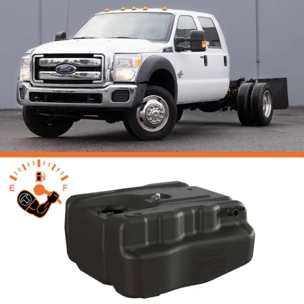 Titan Fuel Tanks 11-19 Ford F-350/F-450 Narrow Frame 40 Gallon After-Axle Utility Fuel Tank thumbnail 5