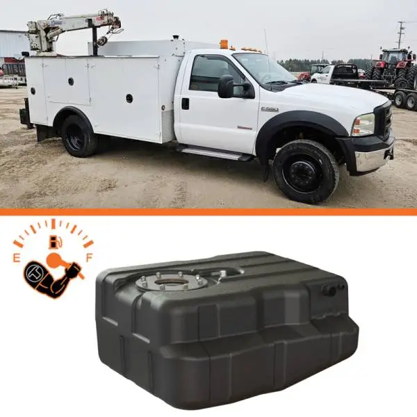 Titan Fuel Tanks 99-10 Ford F-350/F-450 Narrow Frame (PS-191) 40 Gallon After-Axle Utility Fuel Tank thumbnail 7