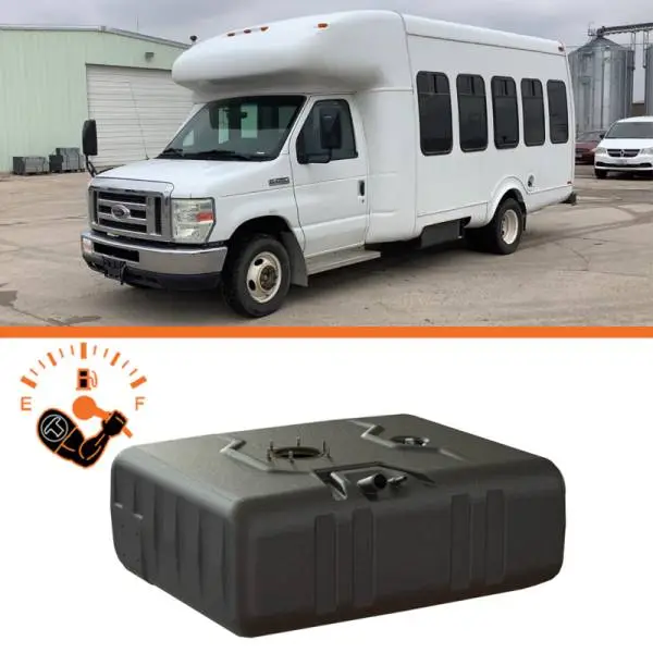 Titan Fuel Tanks 99-10 Ford Econoline Cut-Away Cab & Chassis 55 Gallon After-Axle Utility Fuel Tank thumbnail 5