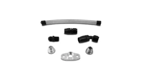 Vibrant Univ Oil Drain Kit incl 12in Teflon lined S.S. hose Fitting thumbnail 3