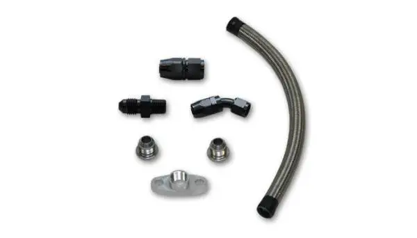 Vibrant Univ Oil Drain Kit incl 12in Teflon lined S.S. hose Fitting thumbnail 4