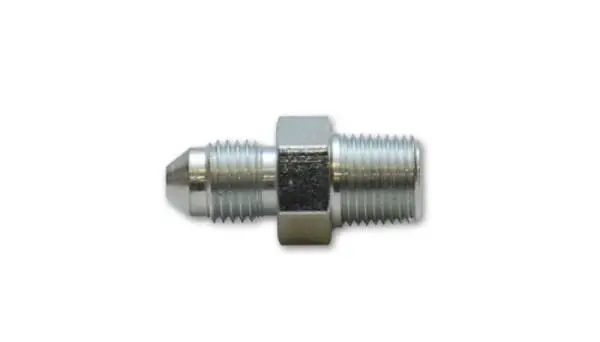 Vibrant -3AN to 1/8in NPT Straight Adapter Fitting - Steel image 2