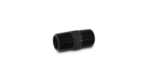 Vibrant 1/2in NPT x 1/2in NPT Straight Union Pipe Adapter Fitting - Aluminum image 3