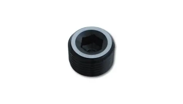 Vibrant 1/8in NPT Socket Pipe Plugs - Aluminum image 2