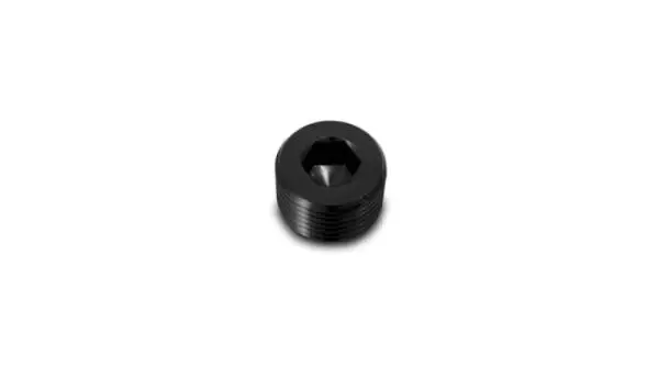 Vibrant 1/2in NPT Socket Pipe Plugs - Aluminum image 3