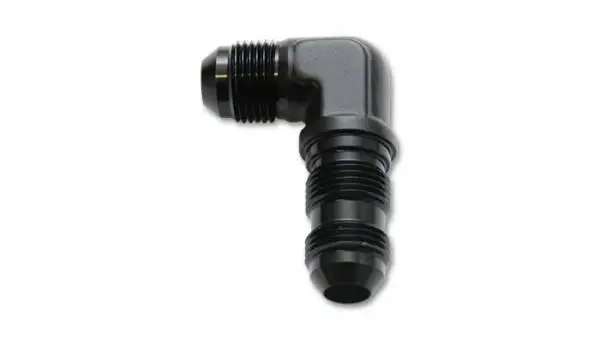 Vibrant -10AN Bulkhead Adapter 90 Degree Elbow Fitting - Anodized Black Only image 4