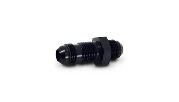Vibrant -20AN Flare Straight Bulkhead Adapter Fitting - Aluminum image 2